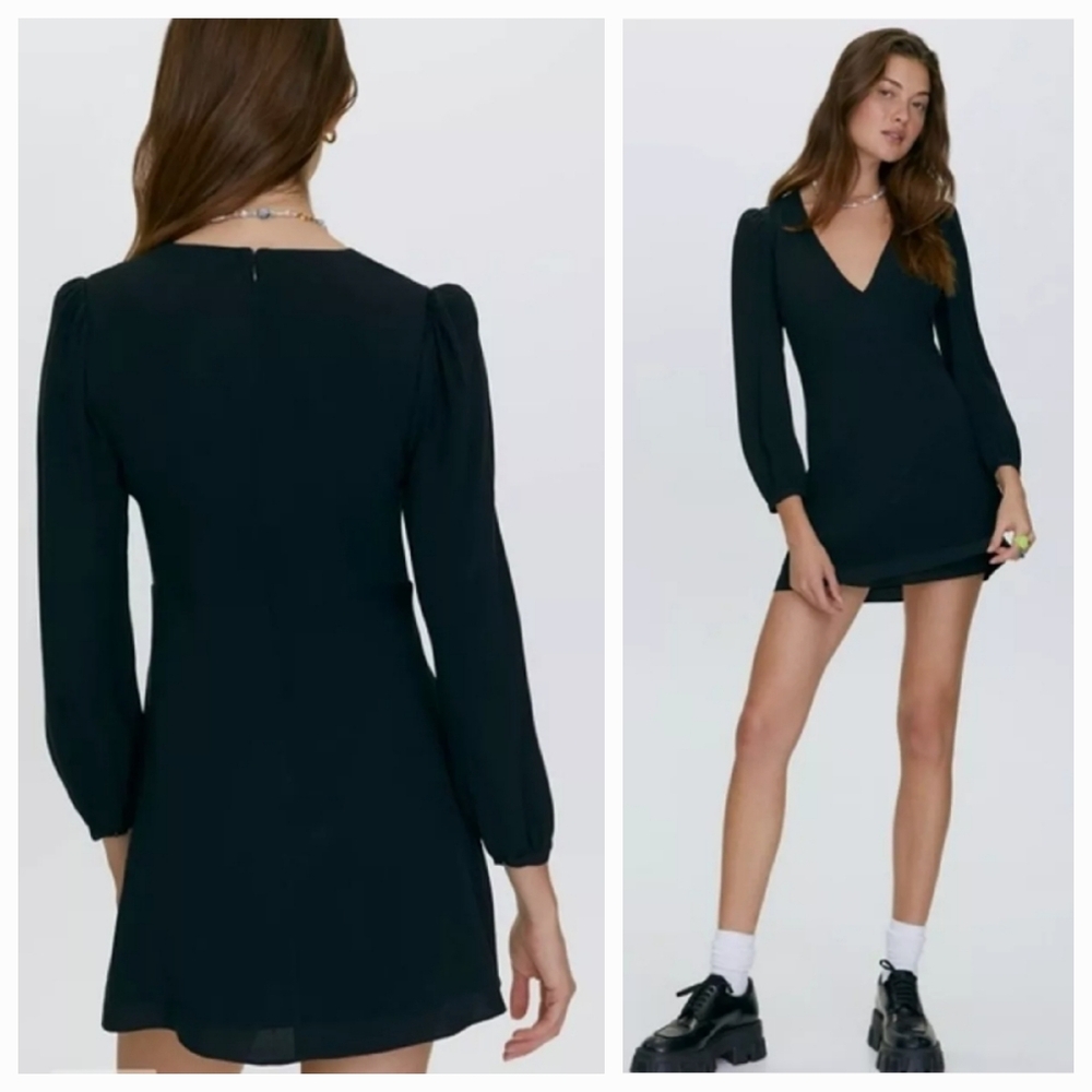 SUNDAY BEST Grayson Dress Black Size 6 Aritzia